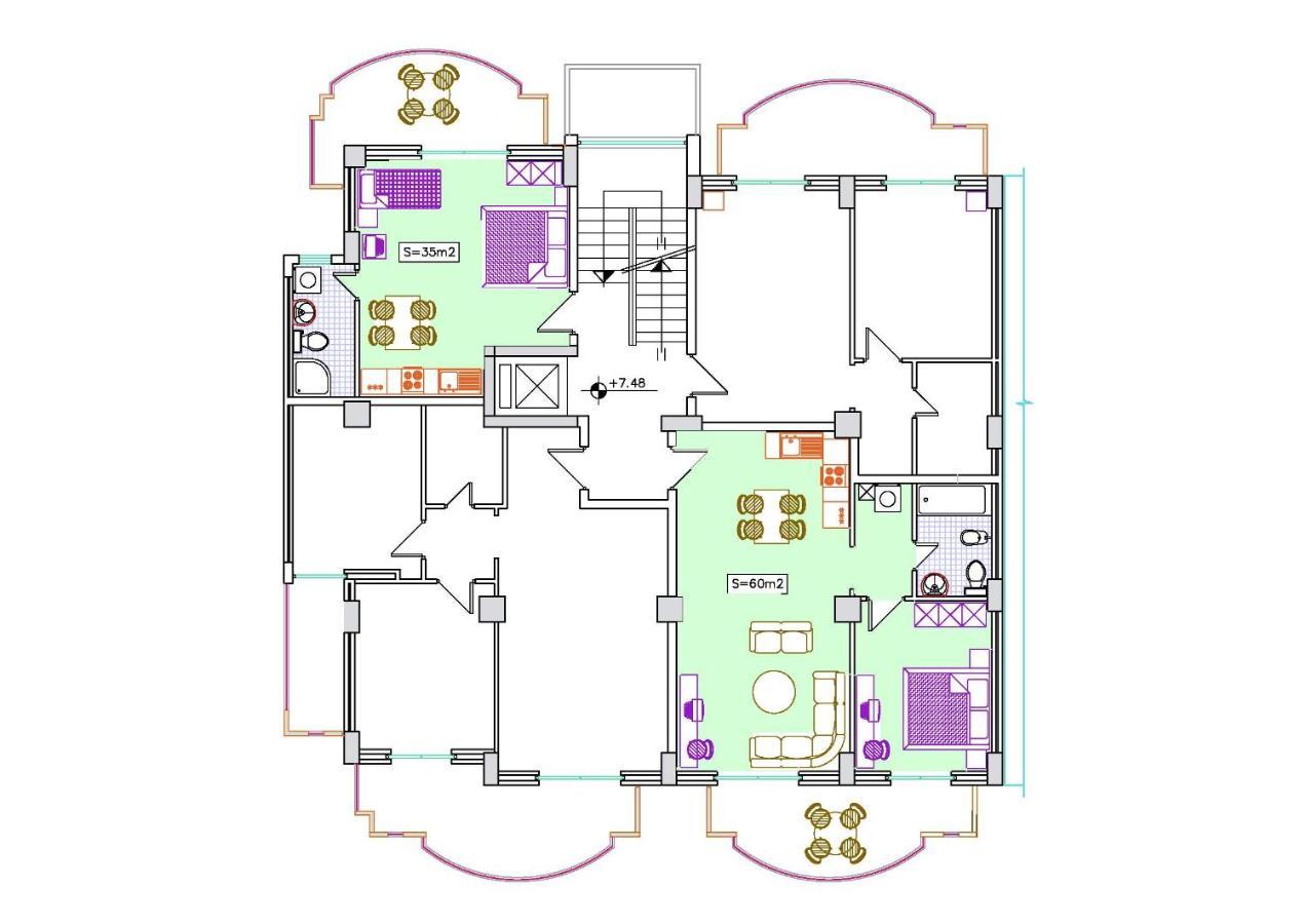 Apartment Urania_1 ساراندا المظهر الخارجي الصورة